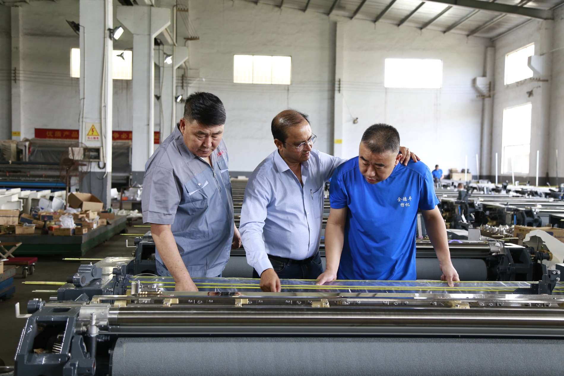 Harmony Impex China Tour 2026 - Machine Inspection with Company Owner & Sales Head . A machinery inspection with the  Company Owner and Sales Head  during the China factory visit.