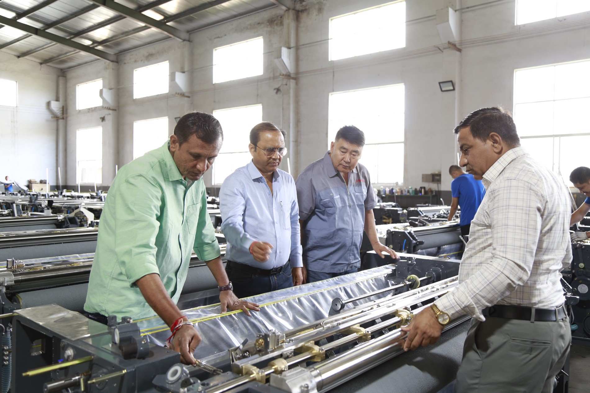 Harmony Impex China Tour 2026 - Machine Inspection. A machine inspection during the China factory visit.